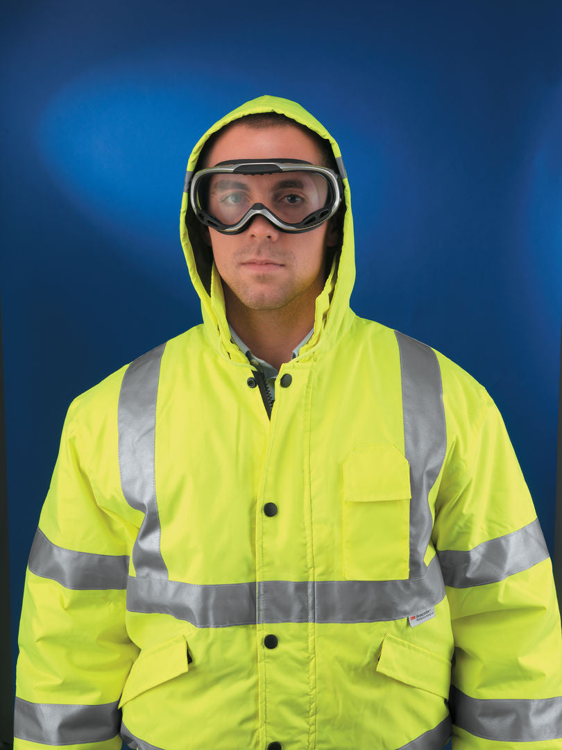 MCR Safety PGX1 - PGX1 Series Safety Goggles - Clear Lens - UV-AF® Anti-Fog Lens - Adjustable Elastic Strap - Indirect Venting for Increased Air Flow — manufacturer image 3