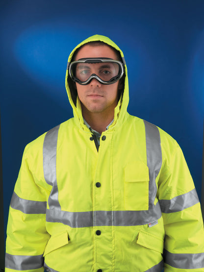 MCR Safety PGX1 - PGX1 Series Safety Goggles - Clear Lens - UV-AF® Anti-Fog Lens - Adjustable Elastic Strap - Indirect Venting for Increased Air Flow — manufacturer image 3