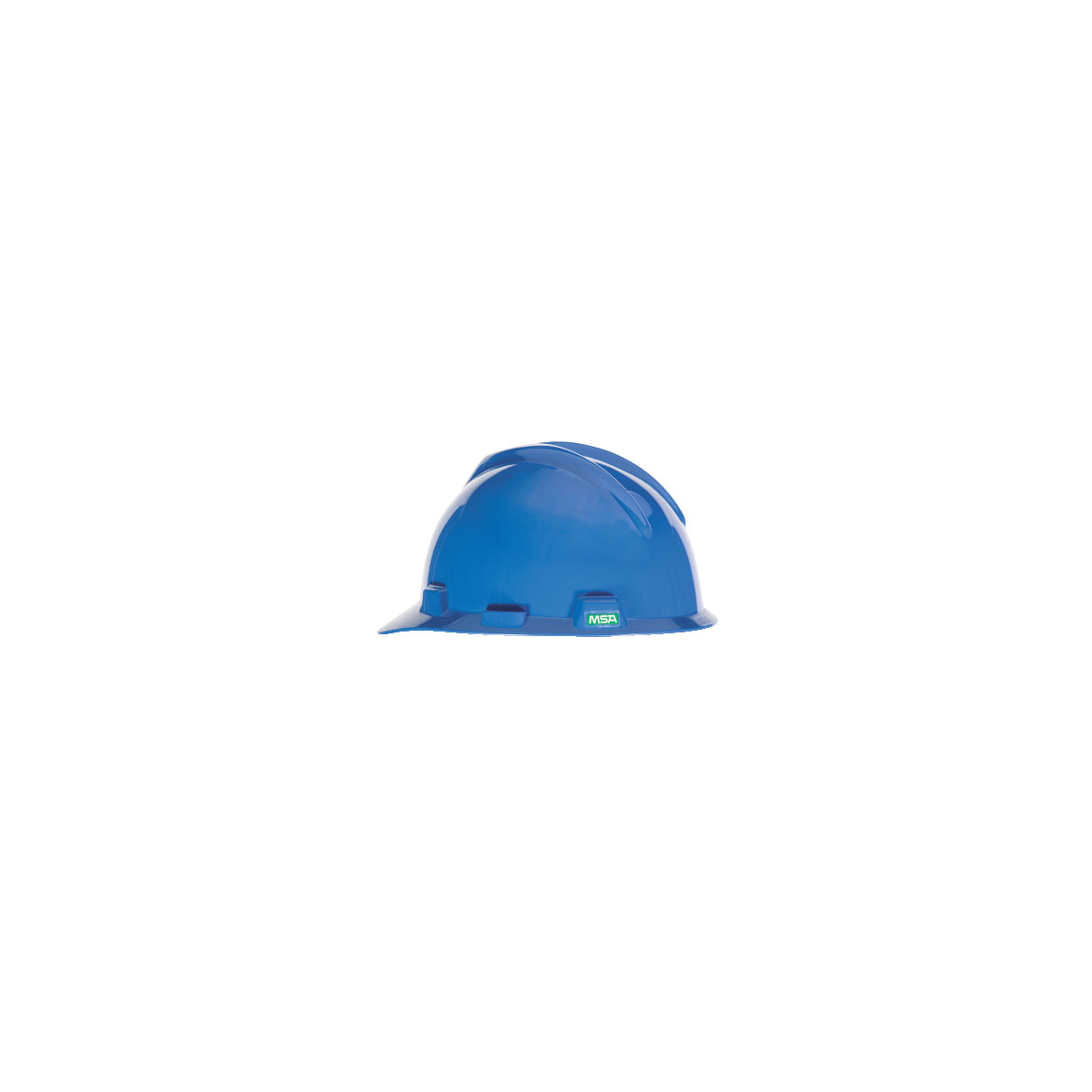 MSA V-Gard® Hard Hat Cap Style - V-Gard Slotted Cap, Blue, w/Staz-On Suspension – 476928