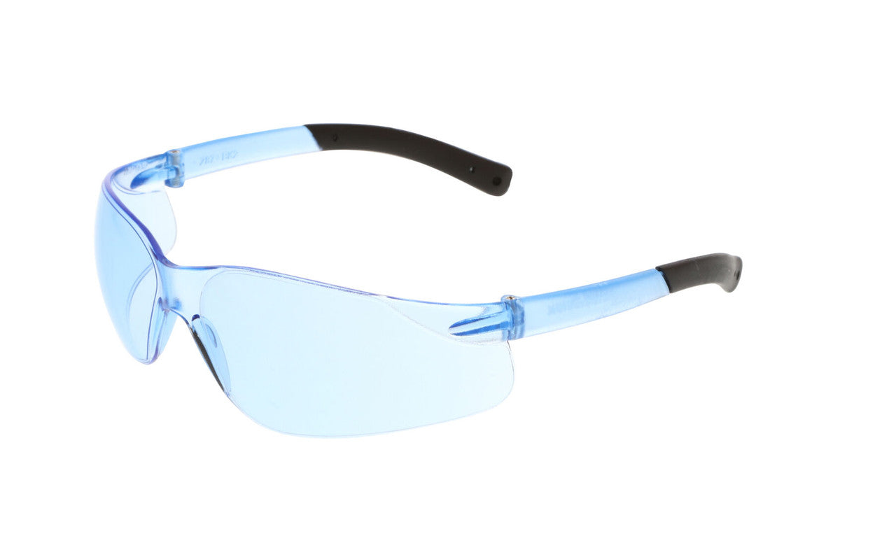 MCR Safety BK2 - BearKat® BK2 Safety Glasses - Single Lens Design - Universal Nose Bridge - Hybrid Temple with Non-Slip Grips - Good for Smaller Facial Profiles — manufacturer image 2
