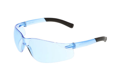 MCR Safety BK2 - BearKat® BK2 Safety Glasses - Single Lens Design - Universal Nose Bridge - Hybrid Temple with Non-Slip Grips - Good for Smaller Facial Profiles — manufacturer image 2