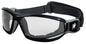 MCR Safety RP1 - Swagger® RP1 Series - Black Safety Goggles - Foam Lined with Adjustable Strap - Flame Resistant Hypoallergenic Closed Cell Foam Seal
