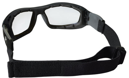 MCR Safety RP1 - Swagger® RP1 Series - Black Safety Goggles - Foam Lined with Adjustable Strap - Flame Resistant Hypoallergenic Closed Cell Foam Seal — manufacturer image 2