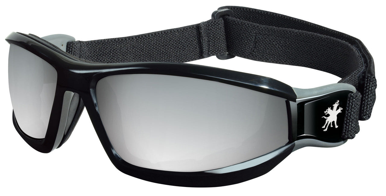 MCR Safety RP1 - Swagger® RP1 Series - Black Safety Goggles - Foam Lined with Adjustable Strap - Flame Resistant Hypoallergenic Closed Cell Foam Seal — manufacturer image 3