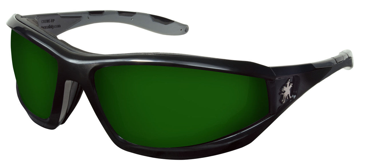 MCR Safety RP2 - Swagger® RP2 Series - Black Safety Glasses - Foam Lined Lenses - Flame Resistant Hypoallergenic Closed Cell Foam Seal — manufacturer image 12