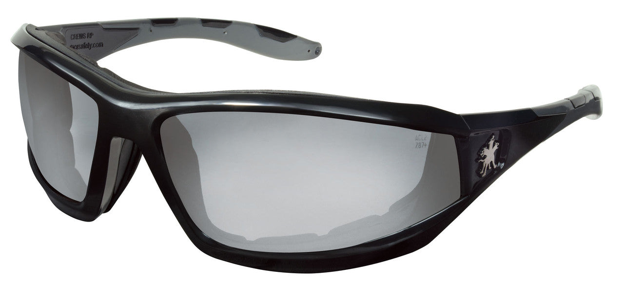 MCR Safety RP2 - Swagger® RP2 Series - Black Safety Glasses - Foam Lined Lenses - Flame Resistant Hypoallergenic Closed Cell Foam Seal — manufacturer image 15