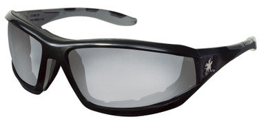 MCR Safety RP2 - Swagger® RP2 Series - Black Safety Glasses - Foam Lined Lenses - Flame Resistant Hypoallergenic Closed Cell Foam Seal