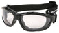 MCR Safety RP3 - Swagger® RP3 Series - Black Foam Lined Safety Glasses - Flame Resistant Hypoallergenic Closed Cell Foam Seal - Interchangeable Head Band Included