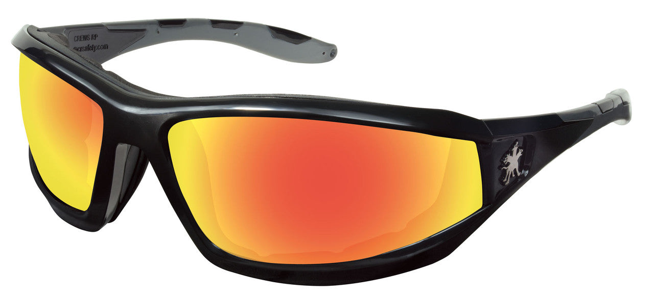 MCR Safety RP2 - Swagger® RP2 Series - Black Safety Glasses - Foam Lined Lenses - Flame Resistant Hypoallergenic Closed Cell Foam Seal — manufacturer image 16