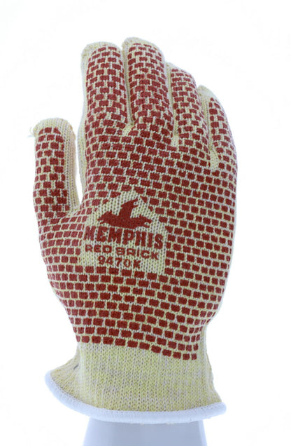 9470K - MCR Safety CutPro® - Heavyweight Kevlar® Cotton - Cut Resistant Work Gloves - 2-Sided Nitrile Blocks - Cut and Heat Resistant Gloves