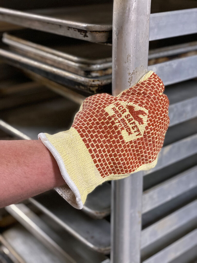 9470K - MCR Safety CutPro® - Heavyweight Kevlar® Cotton - Cut Resistant Work Gloves - 2-Sided Nitrile Blocks - Cut and Heat Resistant Gloves
