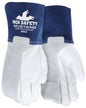 Mustang® Top Grain Goatskin MIG/TIG Welding Mitt, Kevlar Felt Lined, Gauntlet Cuff