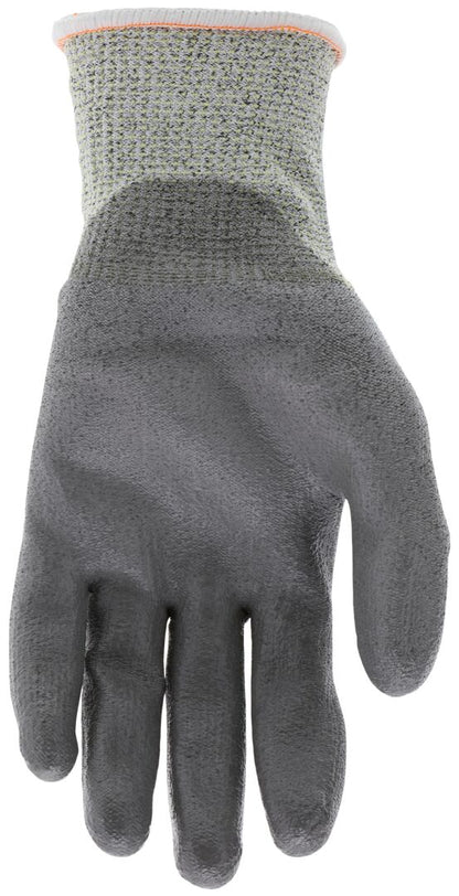 9672 - MCR Safety CutPro® - 13 Gauge Dyneema® Diamond Technology Shell - Cut Resistant Work Gloves - Polyurethane (PU) Coated Palm and Fingertips - Micro-particle Boosted High Strength Fiber Provides Cool Touch Comfort and Durability