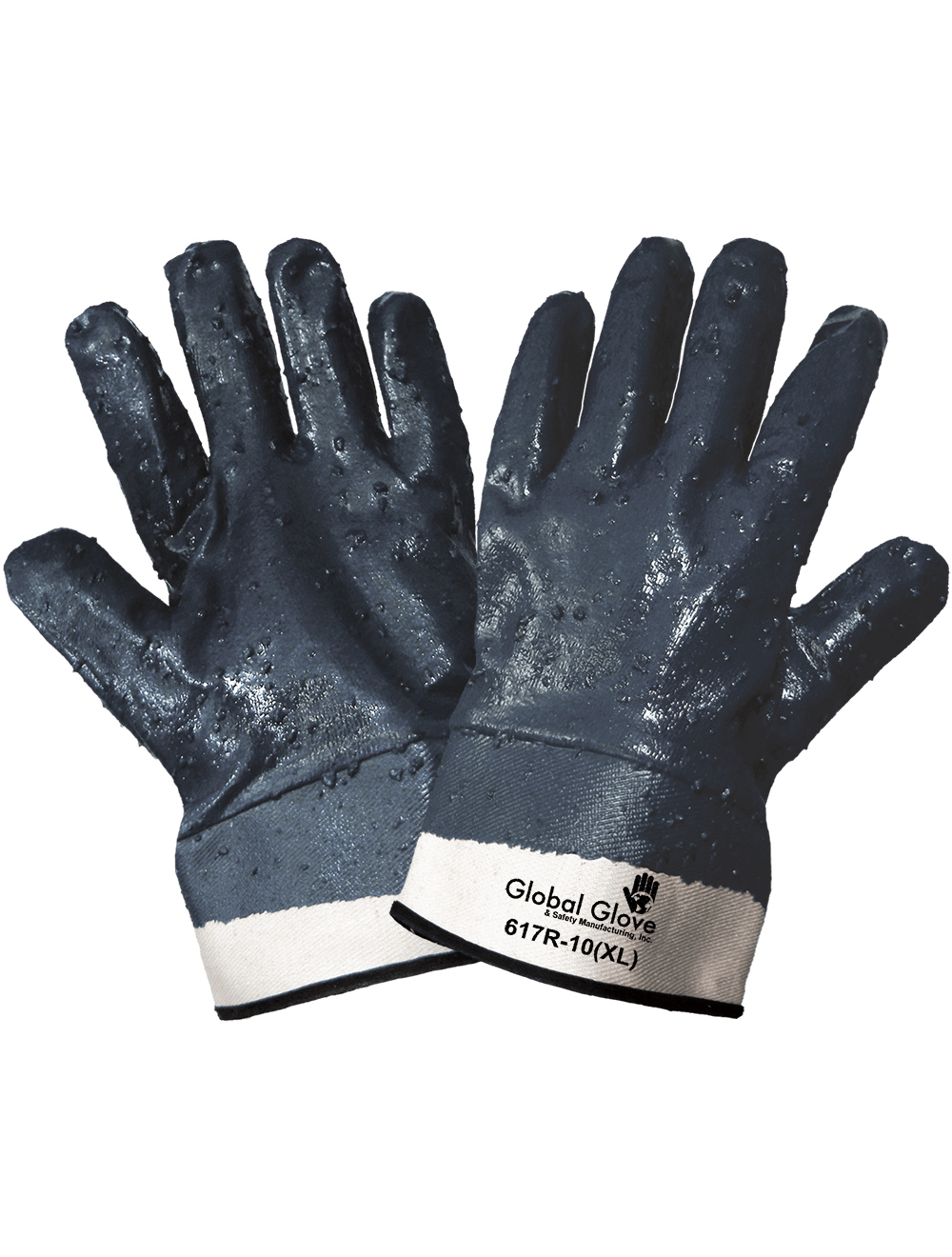 Global Glove - 617R - Coated Gloves - nitrile coating - red