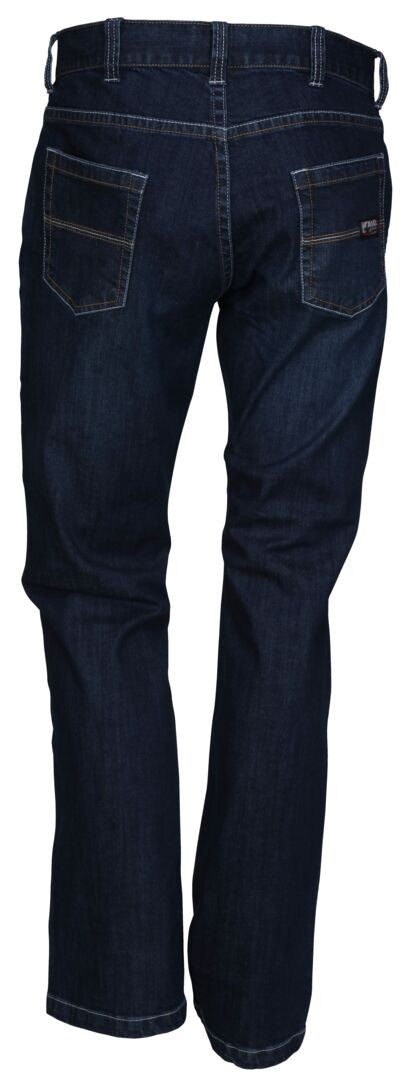 MCR Safety P2D - MCR Safety FR Gear - Vintage Flame Resistant FR Jeans - Light Weight and Stretchable Material - Blue Denim Cotton and Spandex Fabric - FR Jeans Meet NFPA 70E and 2112 Requirements — manufacturer image 3