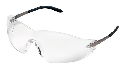 MCR Safety S22 - S22 Series Safety Glasses - Soft Non-Slip Temple Material - Smaller Lens Design - Frameless Design for Unobstructed View - Metal Alloy Hybrid Temples — manufacturer image 3