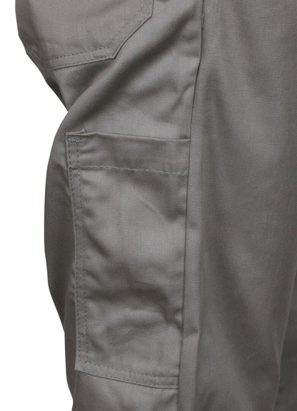 MCR Safety SBC2011 - Summit Breeze® Flame Resistant (FR) Coverall - Gray 7-ounce Cotton Material - Long Sleeve Coverall with Vented Underarms and Back - 1 Inch Silver FR Reflective Stripes -CAT2 — manufacturer image 12
