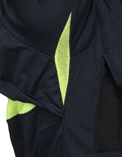 MCR Safety SBC2012 - Summit Breeze® Flame Resistant (FR) Coverall - Navy Blue 7-ounce Cotton Material - Long Sleeve - 1 Inch Silver FR Reflective Stripes, CAT2 - Patented Underarm and Back Vents, the Ultimate Solution for Comfort, Protection, and Heat Str — manufacturer image 5