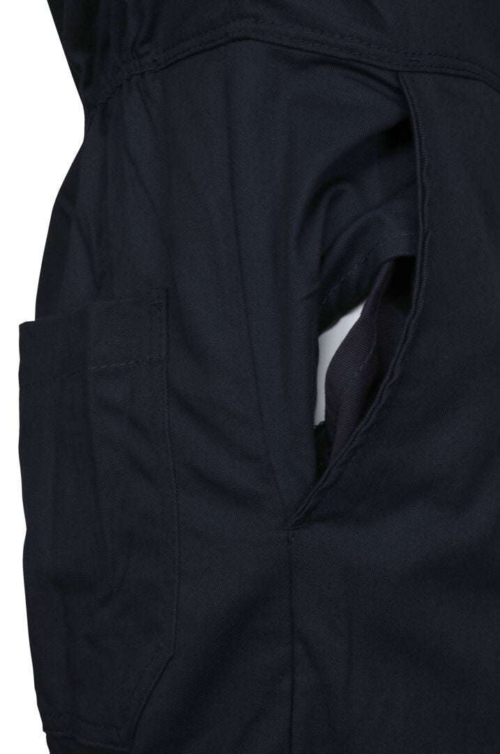 MCR Safety SBC2012 - Summit Breeze® Flame Resistant (FR) Coverall - Navy Blue 7-ounce Cotton Material - Long Sleeve - 1 Inch Silver FR Reflective Stripes, CAT2 - Patented Underarm and Back Vents, the Ultimate Solution for Comfort, Protection, and Heat Str — manufacturer image 6