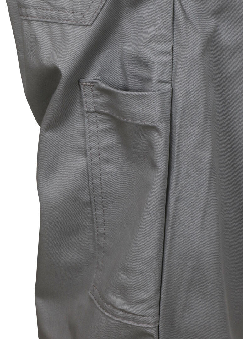 MCR Safety SBC2031 - Summit Breeze® Flame Resistant (FR) Coverall - Gray 7-ounce 100% Cotton - Long Sleeve - 3 Inch Triple Trim FR Reflective Stripes - CAT2 - Patented Underarm and Back Vents - Ultimate Solution for Comfort, Protection, and Heat Stress — manufacturer image 9