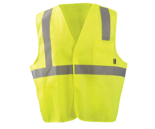 Occunomix Mesh 5-Pt. Breakaway Vest Hi-Vis Safety Vests Orange S model ECO-IMB-OS