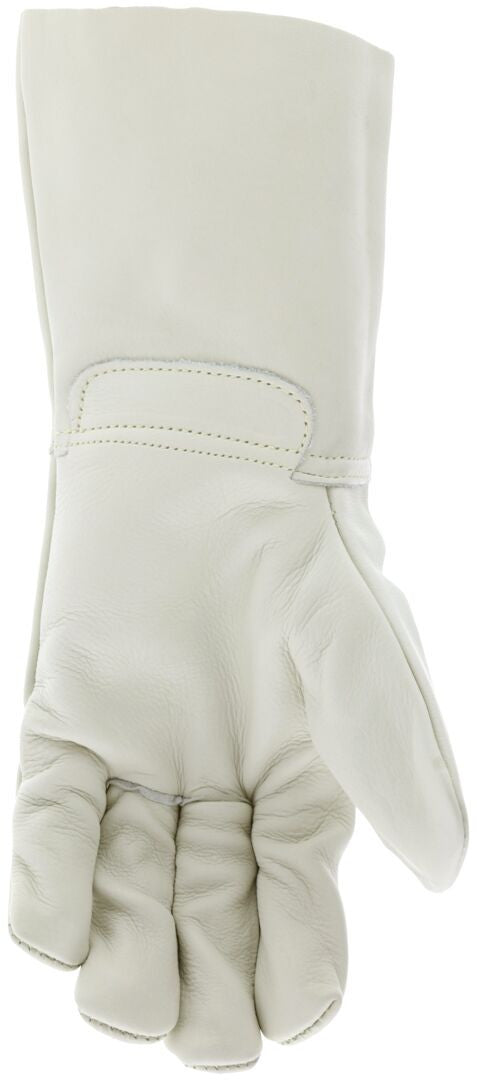 Grain Cowhide MIG/TIG Welding Gloves, Kevlar Sewn, Leather Gauntlet Cuff