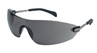 MCR Safety S22 - S22 Series Safety Glasses - Soft Non-Slip Temple Material - Smaller Lens Design - Frameless Design for Unobstructed View - Metal Alloy Hybrid Temples — manufacturer image 5