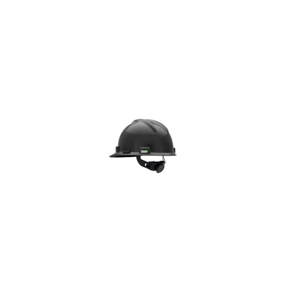 MSA V-Gard® Hard Hat Cap Style - V-Gard Slotted Cap, Black, w/Fas-Trac III Suspension