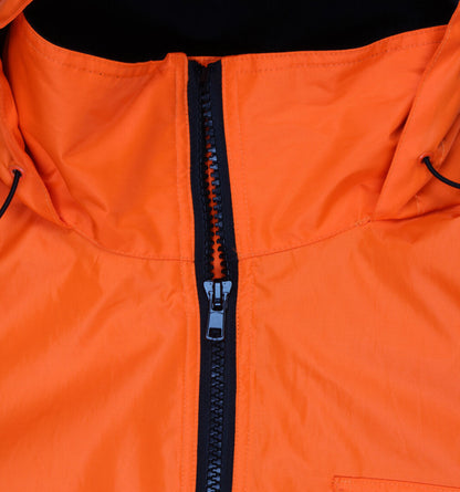 MCR Safety VBBQCL3O - Luminator® Series - Two Tone Value Bomber Jacket - Meets ANSI/ISEA 107 2020 Standards - Type R Class 3 Compliant - Quilted Rain Jacket with Silver Reflective Stripes - Quilted Liner Adds Warmth and Comfort — manufacturer image 7