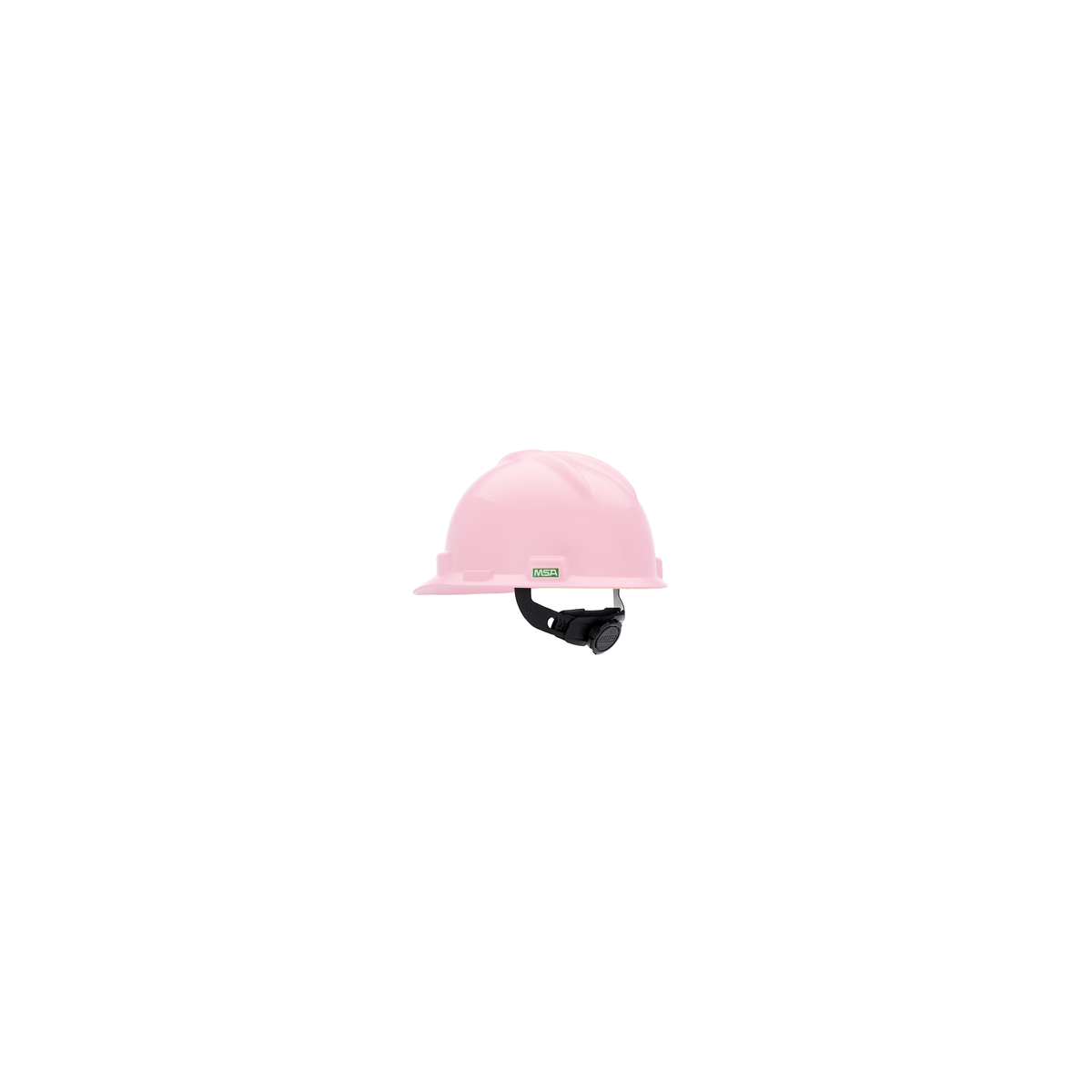 MSA V-Gard® Hard Hat Cap Style - V-Gard Slotted Cap, Pink, w/Fas-Trac III Suspension