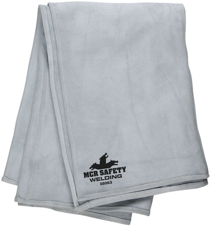 MCR Safety 38063 - Gray Sel Split Lthr 6''x3'' Welding Blankt - manufacturer product image 2