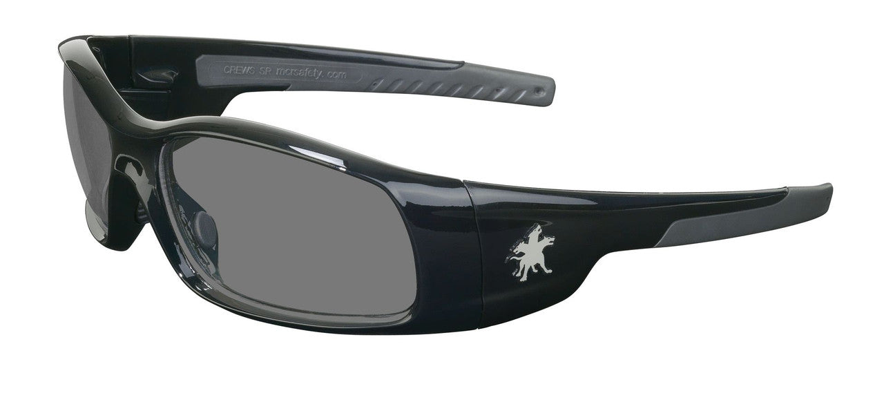 MCR Safety SR1 - Swagger® SR1 Series Safety Glasses - Soft Non-Slip Nose Piece and Temples - Bold Wider Temples and Full Frame Design — manufacturer image 6