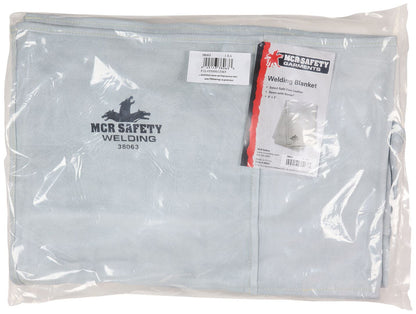 MCR Safety 38063 - Gray Sel Split Lthr 6''x3'' Welding Blankt - manufacturer product image 3