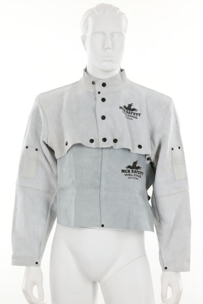 MCR Safety 38114MW - Mphs Welding Leather 14" Bib - manufacturer product image 2