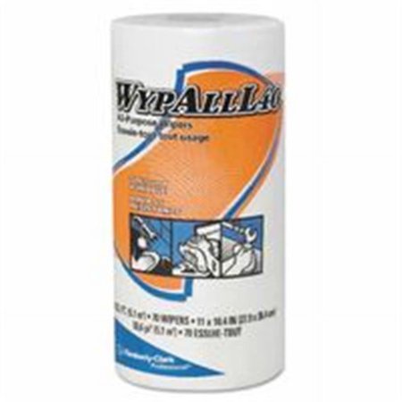 Kimberly-Clark Professional WypAll L40 Wiper White11"X10.4" 70 / Roll - 05027