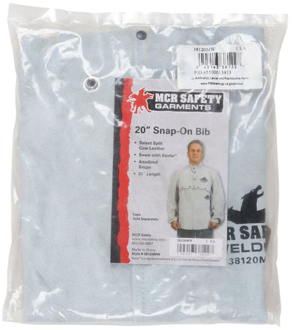 MCR Safety 38120MW - Mphs Welding Leather 20" Bib - manufacturer product image 4