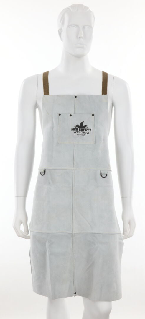 MCR Safety 38136MW - Mphs Welding Leather 24x36 Bib Apron - manufacturer product image 2