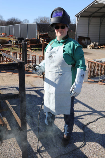 MCR Safety 38136MW - Mphs Welding Leather 24x36 Bib Apron - manufacturer product image 6