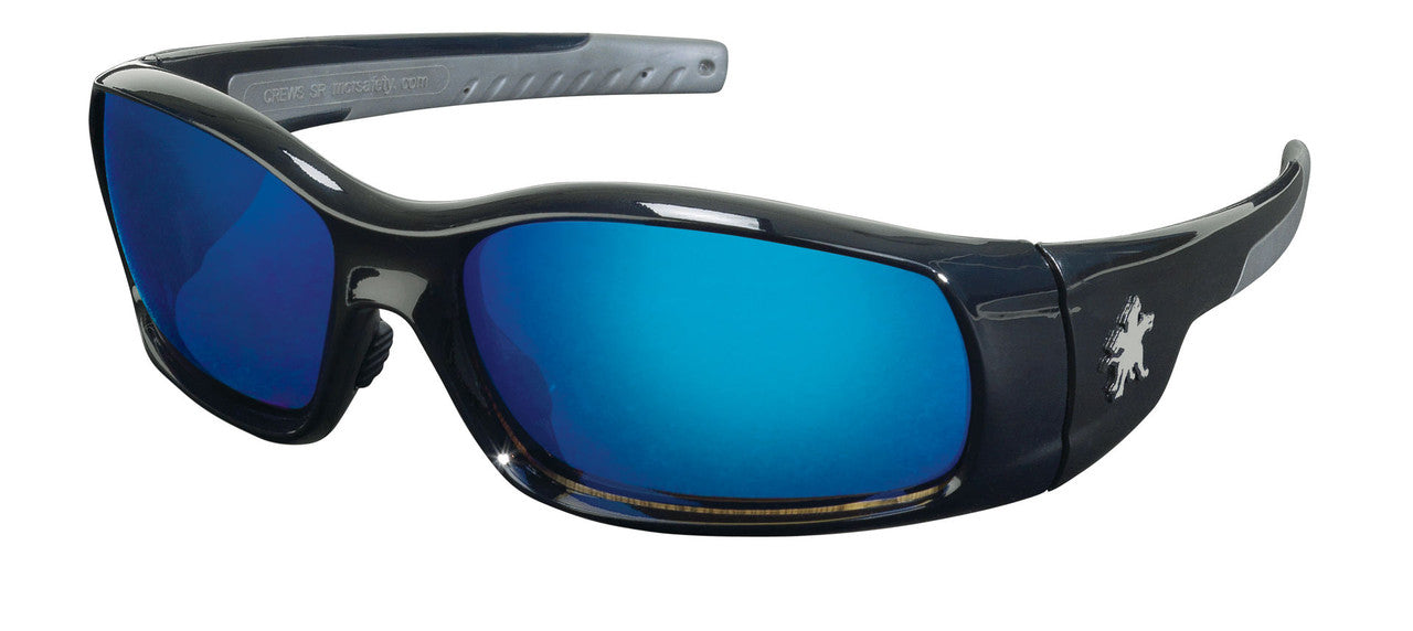 MCR Safety SR1 - Swagger® SR1 Series Safety Glasses - Soft Non-Slip Nose Piece and Temples - Bold Wider Temples and Full Frame Design — manufacturer image 10