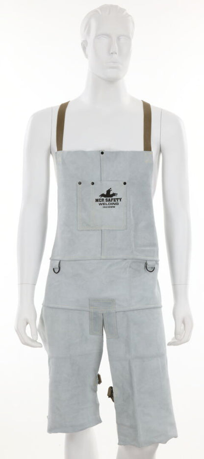 MCR Safety 38236MW - Mphs Wlding Lthr Split Leg 36" Bib Apron - manufacturer product image 2