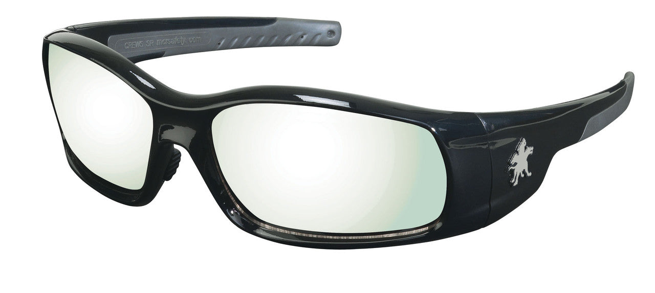 MCR Safety SR1 - Swagger® SR1 Series Safety Glasses - Soft Non-Slip Nose Piece and Temples - Bold Wider Temples and Full Frame Design — manufacturer image 12