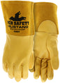 Mustang Welding Gloves, Premium A-Grade Deerskin, Kevlar Sewn, Gauntlet Cuff