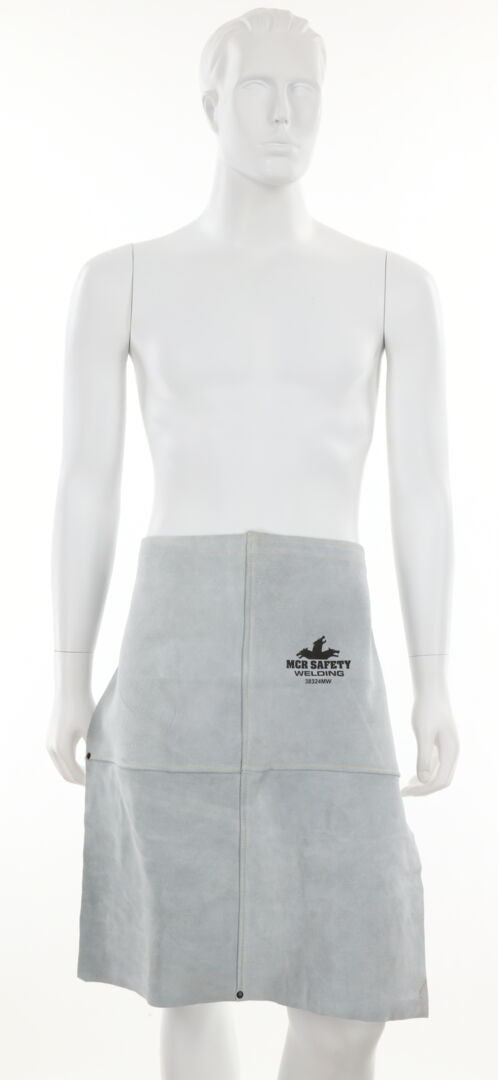 MCR Safety 38324MW - Mphs Welding Leather 24" Waist Apron - manufacturer product image 2