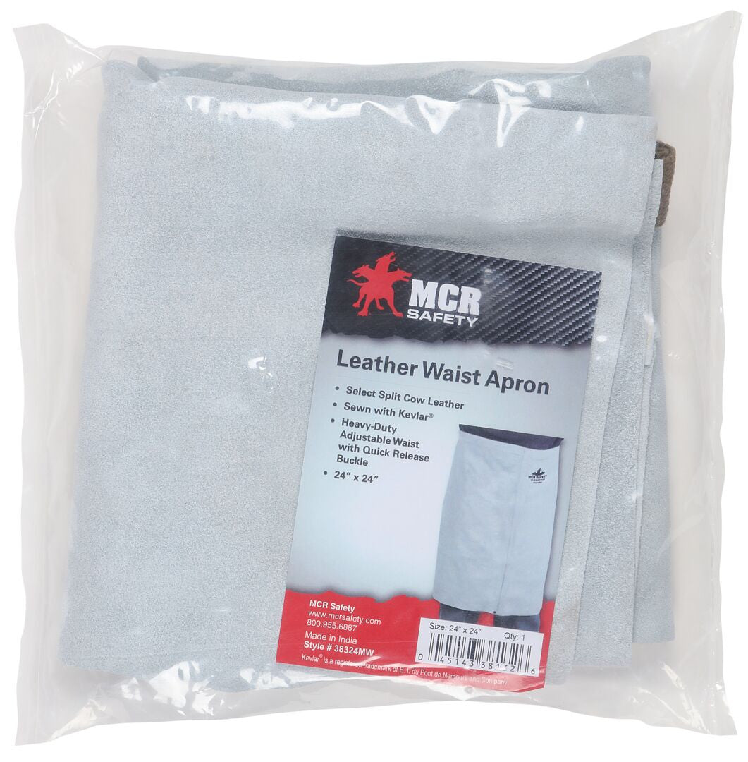 MCR Safety 38324MW - Mphs Welding Leather 24" Waist Apron - manufacturer product image 6