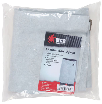 MCR Safety 38324MW - Mphs Welding Leather 24" Waist Apron - manufacturer product image 6