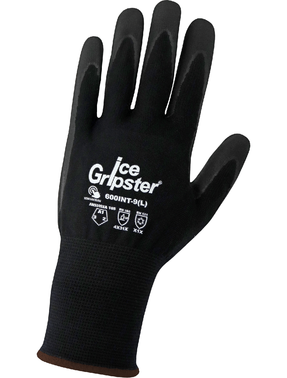 Ice 600INT Cut Resistant Gloves - cut level A1 - tan