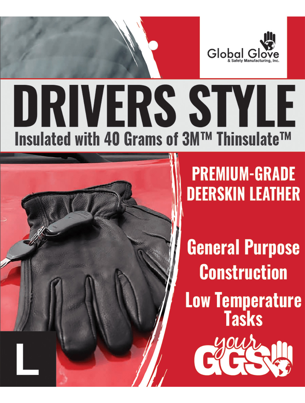 Global Glove - 3200DTHB - Gloves - insulated - black