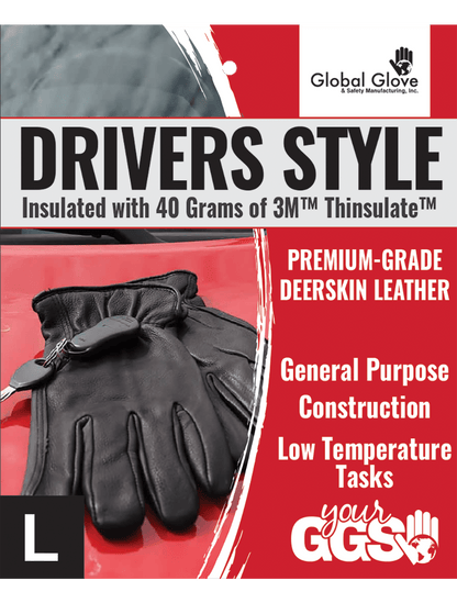 Global Glove - 3200DTHB - Gloves - insulated - black