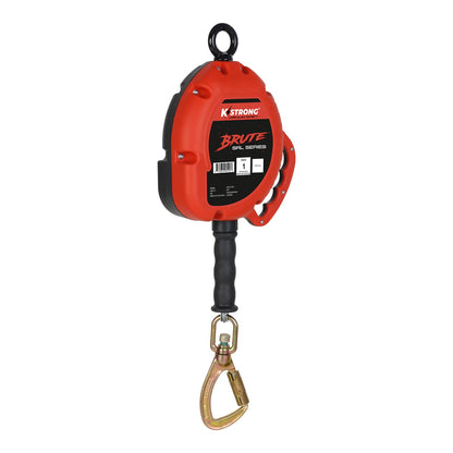 KStrong® BRUTE™ 30 ft. Galvanized Steel Cable SRL with Load Indicating Swivel Locking Carabiner. Includes Installation Carabiner and Tagline (ANSI)