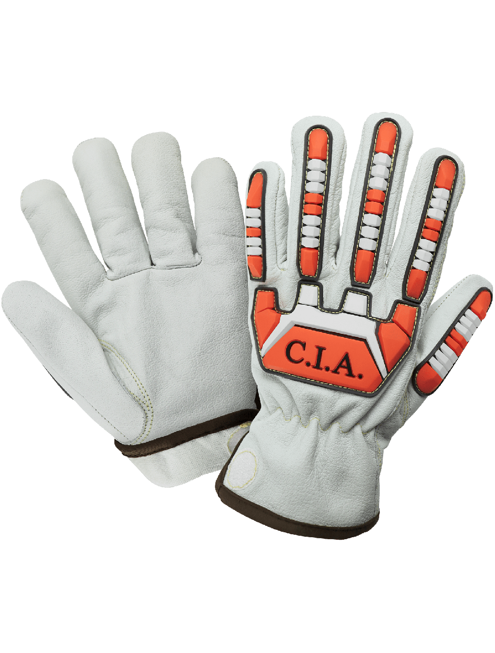 Global Glove - CIA7700 - Leather Drivers Gloves - cut level A7 - red